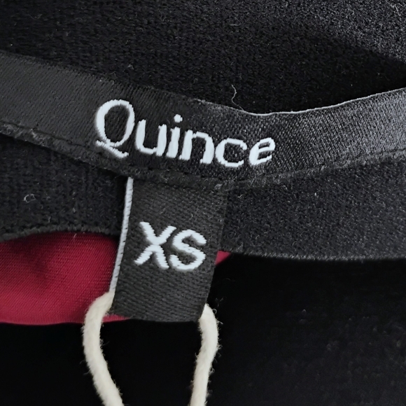 Quince Silk Midi Skirt Burgundy XS - Picture 5 of 7